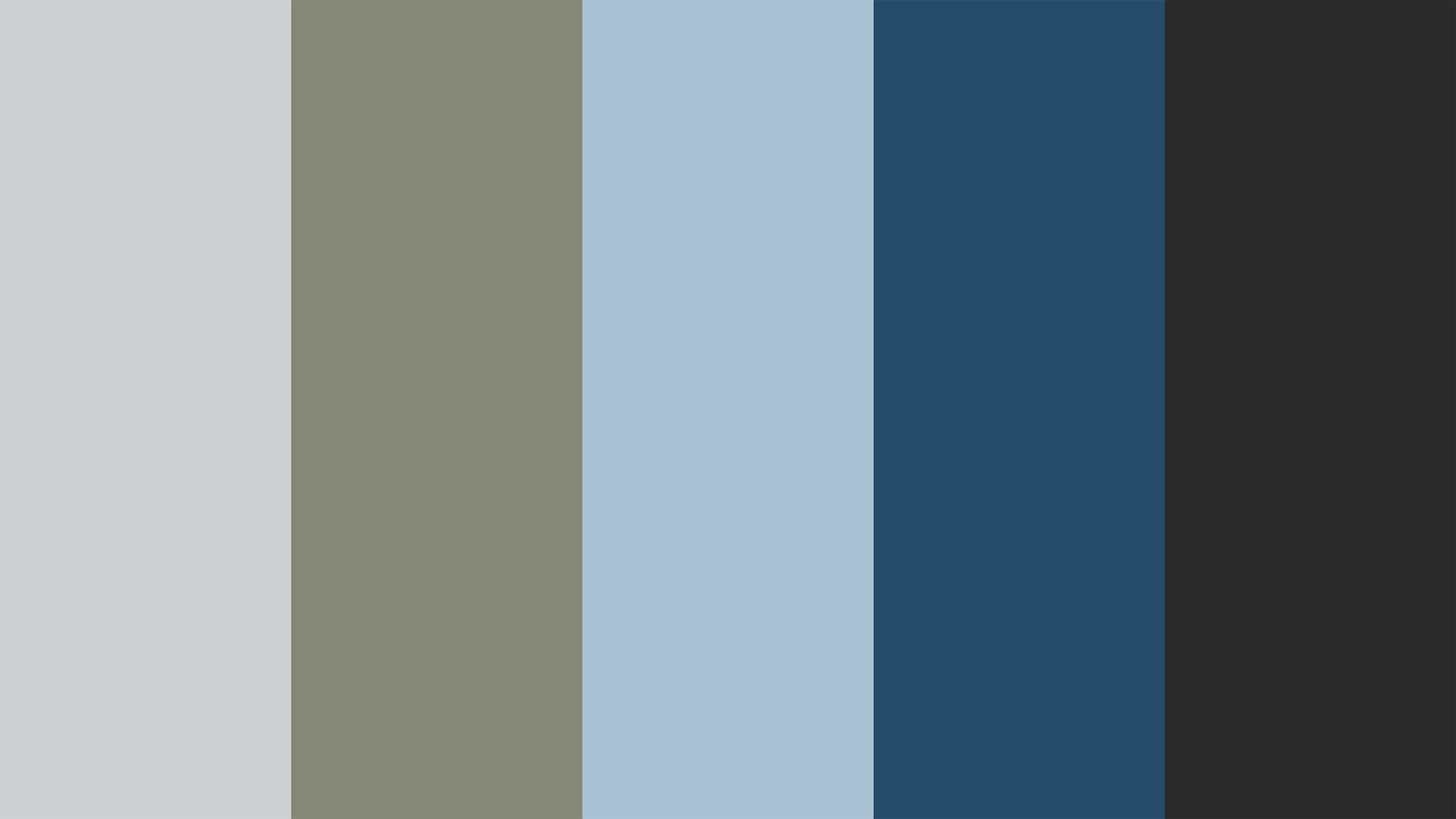 PB5star color palette featuring Light Grey, Pavement, Arctic, Astral Blue, and Black, highlighting versatile tones for athletic apparel and footwear.