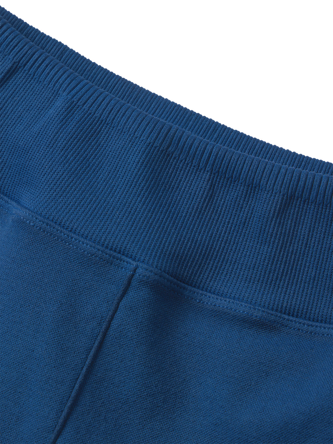 Close-up of the astral blue PB5star 7/8 seamless compression leggings' high-waist band for pickleball players.