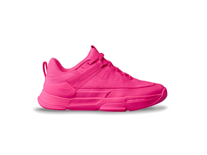 Women's pink PB5star athletic sneaker with Dynamic Stability Assist technology for enhanced support and performance.